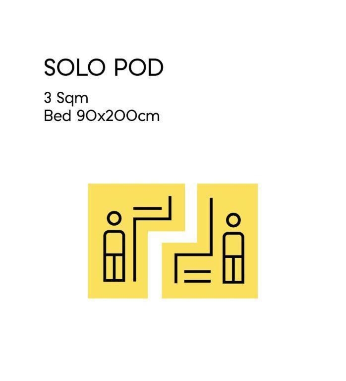 Wom Beach Pod Hotel - A Member Of Brown Hotels 텔아비브 객실 사진